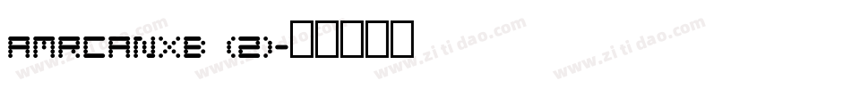 AMRCANXB (2)字体转换